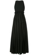 Dice Kayek Pleated Evening Dress - Black