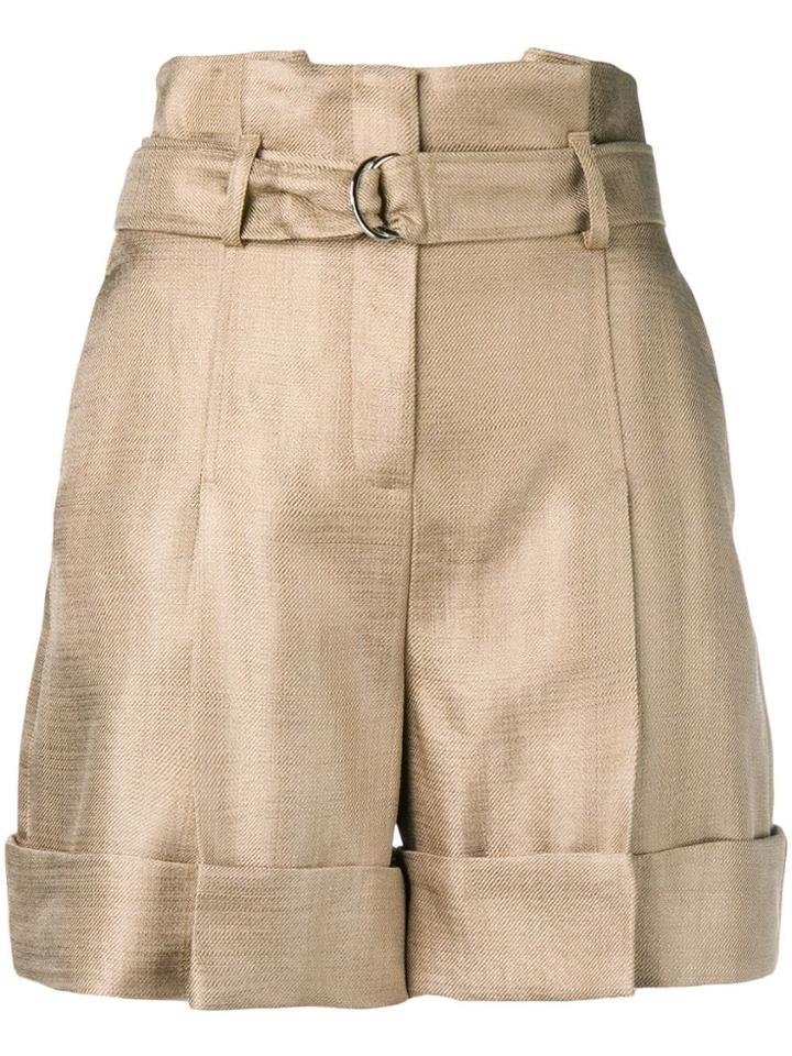 Karl Lagerfeld High-waist Shorts - Neutrals