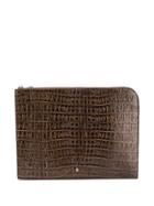 Alexander Mcqueen A4 Zip Pouch - Green