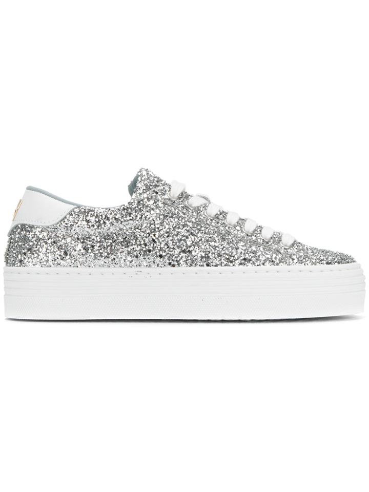 Chiara Ferragni Logomania Sneakers - Metallic