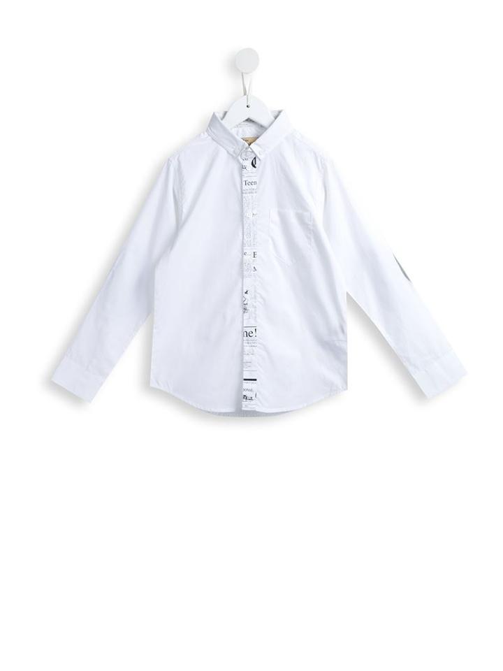 John Galliano Kids Gazette Trim Button Down Shirt