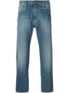 Armani Jeans Light Stonewash Slim Fit Jeans, Men's, Size: 38, Blue, Cotton/spandex/elastane