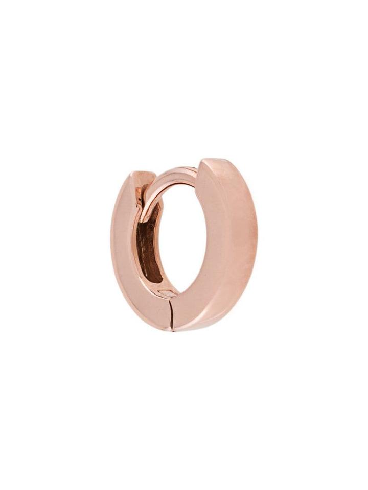 Otiumberg 9kt Rose Gold Huggie Hoop - Metallic