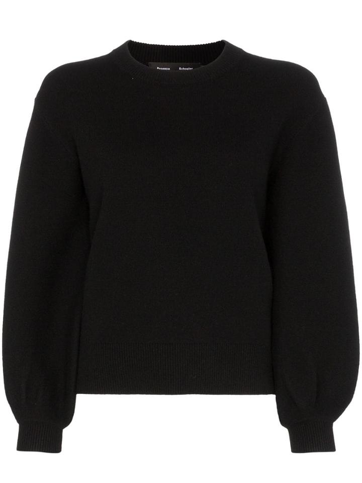 Proenza Schouler Cashmere Blend Jumper - Black