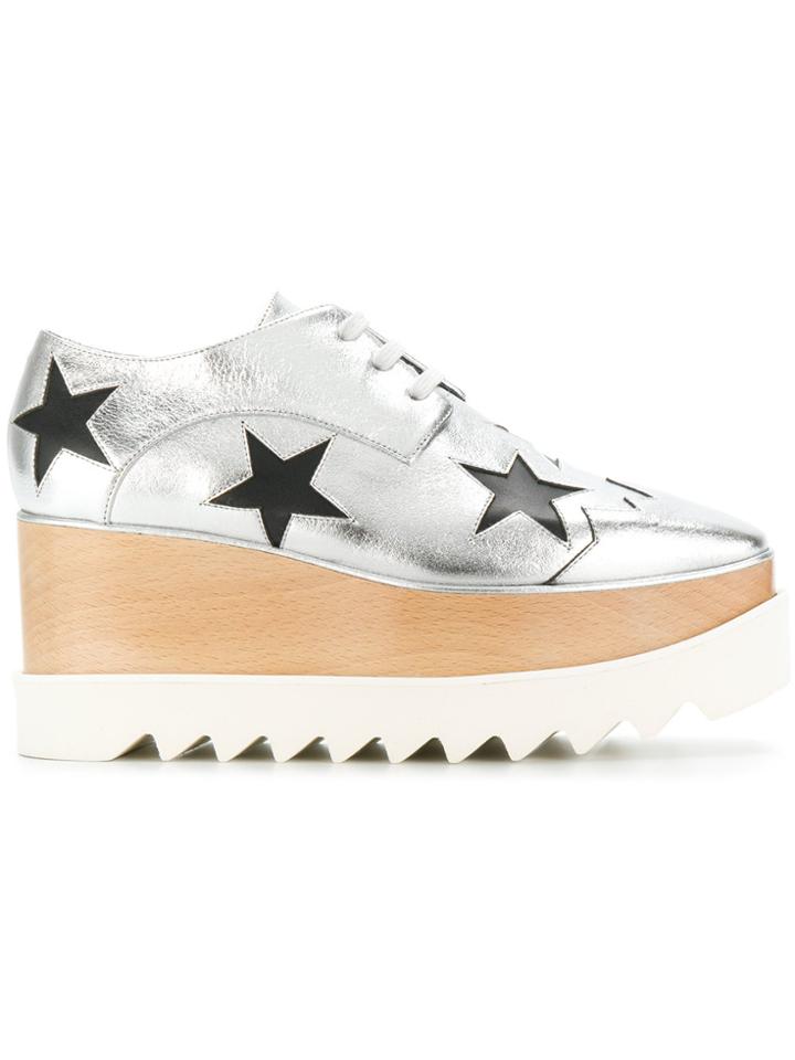 Stella Mccartney Star Elyse Platform Shoes - Metallic