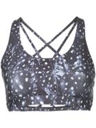 Nimble Activewear Criss Cross Sports Bra - Black