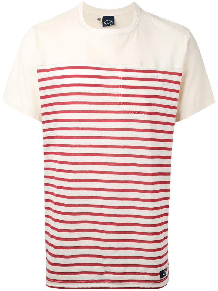 Bleu De Paname - Striped T-shirt - Men - Cotton - S, Nude/neutrals, Cotton