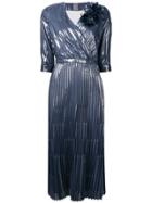 Lorena Antoniazzi Plisse Midi Dress - Blue