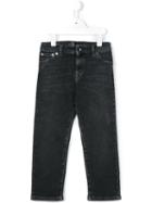 Dolce & Gabbana Kids Patch Embroidered Jeans, Boy's, Size: 10 Yrs, Grey
