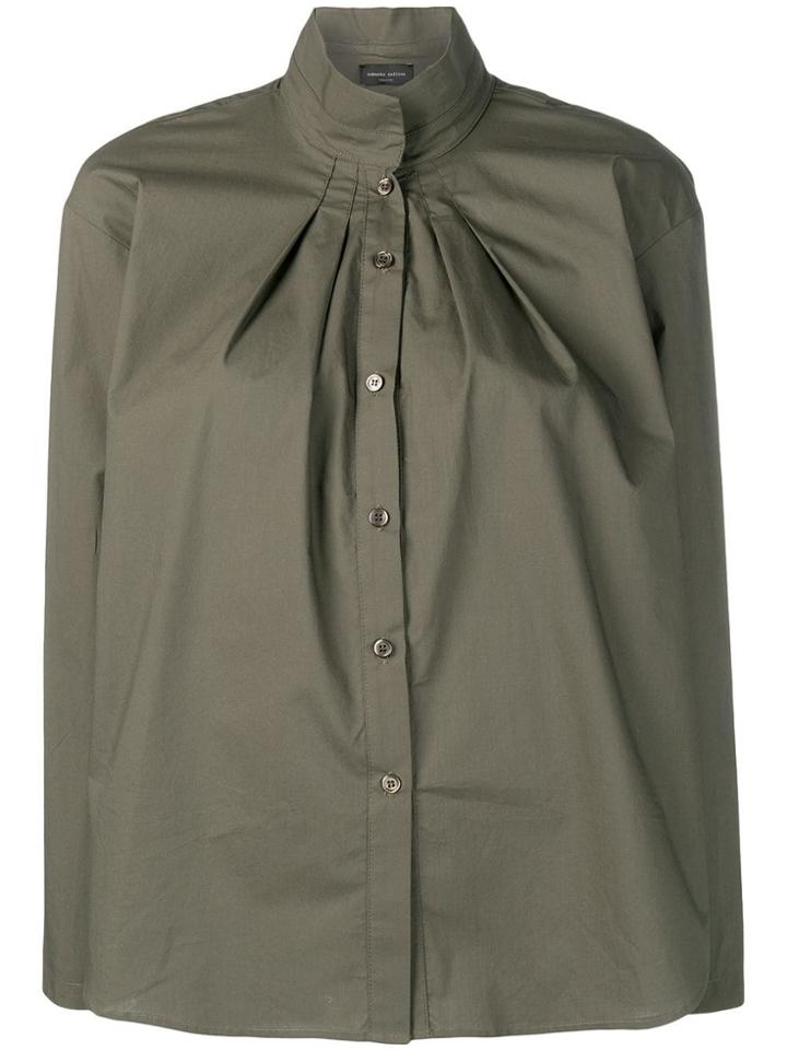 Roberto Collina High Neck Shirt - Green