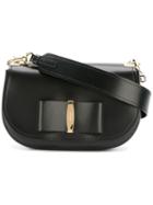 Salvatore Ferragamo Shoulder Bag, Women's, Black, Calf Leather