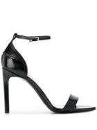 Givenchy Buckled Stiletto Heeled Sandals - Black