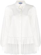 Blumarine Tulle Layer Shirt - White