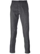 Armani Jeans Faded Chinos, Men's, Size: 50, Grey, Cotton/spandex/elastane