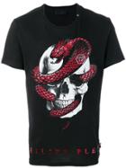 Philipp Plein Strass Snake T-shirt - Black
