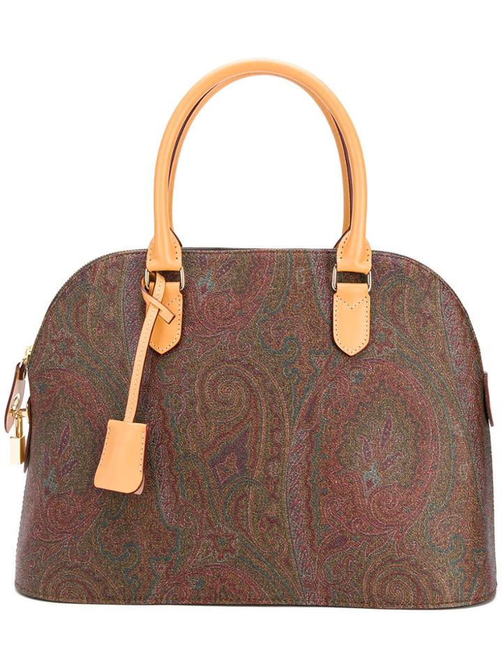 Etro Paisley Tote Bag - Brown