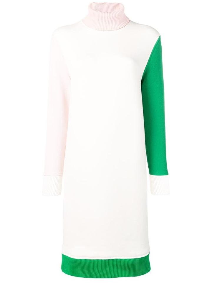 Thom Browne Fun Mix Turtleneck Dress - White