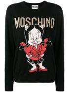 Moschino Logo Sweater - Black