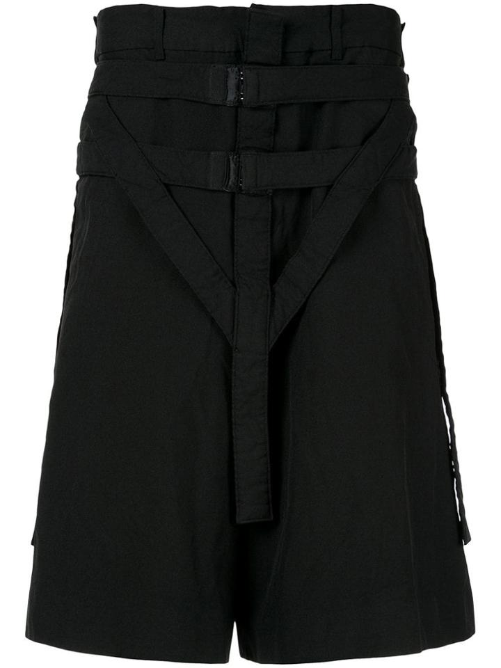 Comme Des Garçons Pre-owned Bondage Shorts - Black