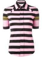 Givenchy - Striped Shirt - Women - Viscose - 38, Pink/purple, Viscose