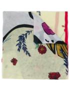 Ermanno Scervino Contrast Print Scarf - Yellow