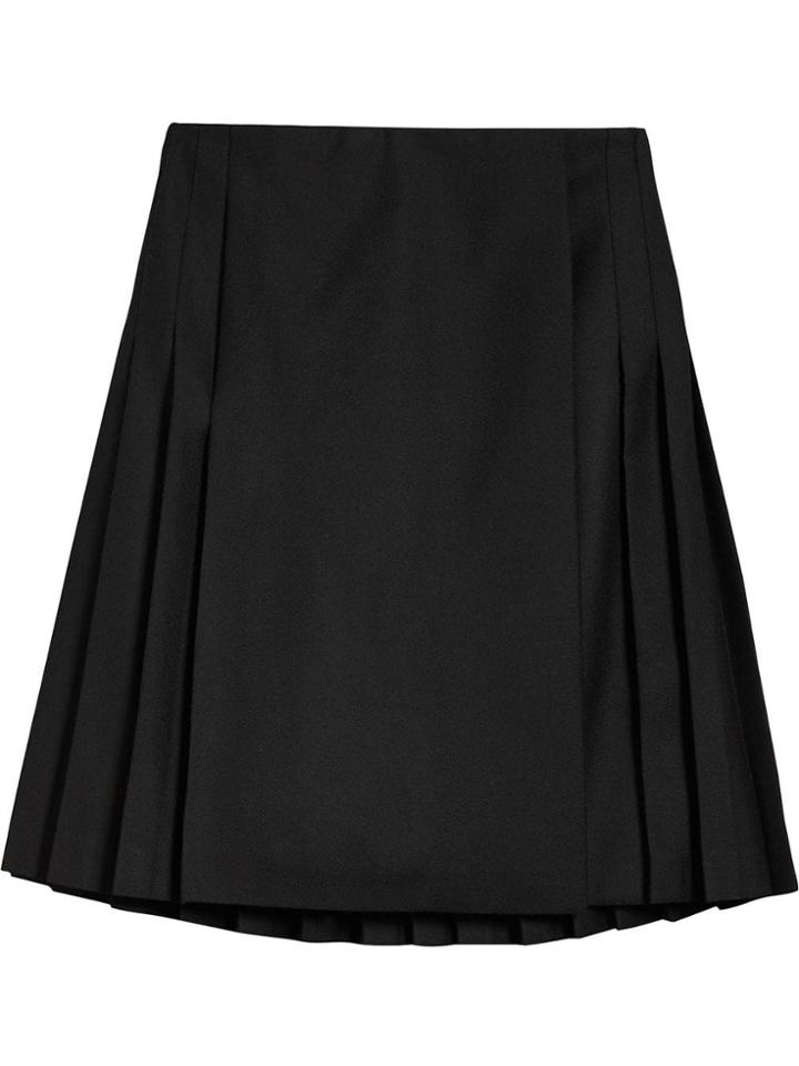 Burberry Wool Twill Kilt - Black
