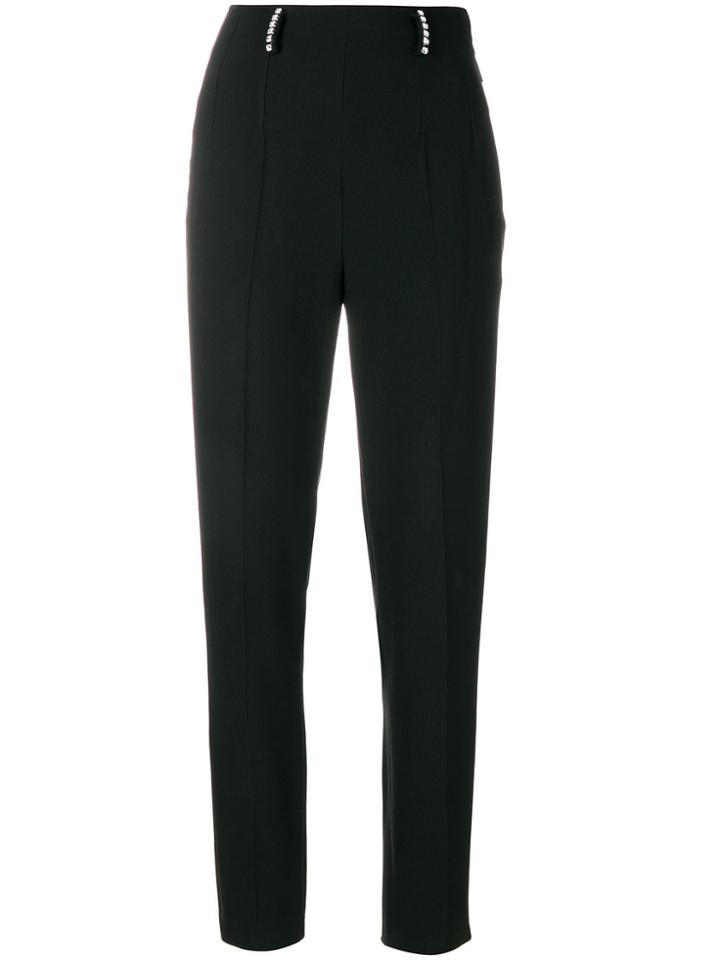 Christopher Kane Crystal Tailored Trousers - Black