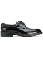 Prada Patent Derby Shoes - Black