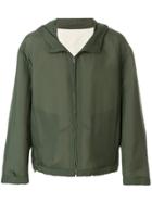 Jil Sander Boxy Hooded Jacket - Green