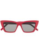 Saint Laurent Eyewear New Wave Sl 276 Sunglasses - Red