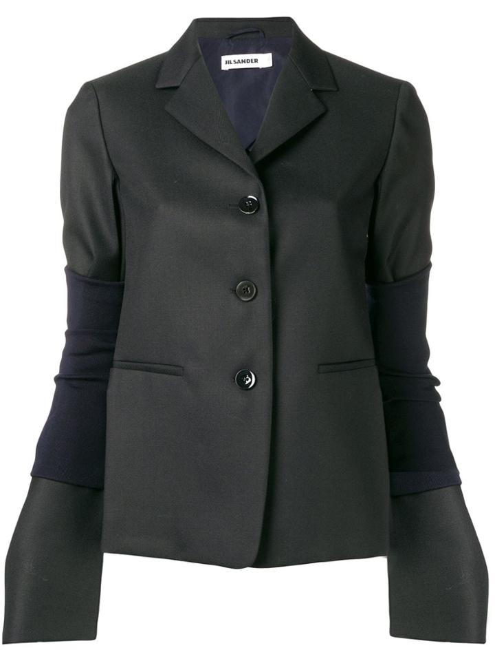 Jil Sander Long Sleeved Jacket - Blue