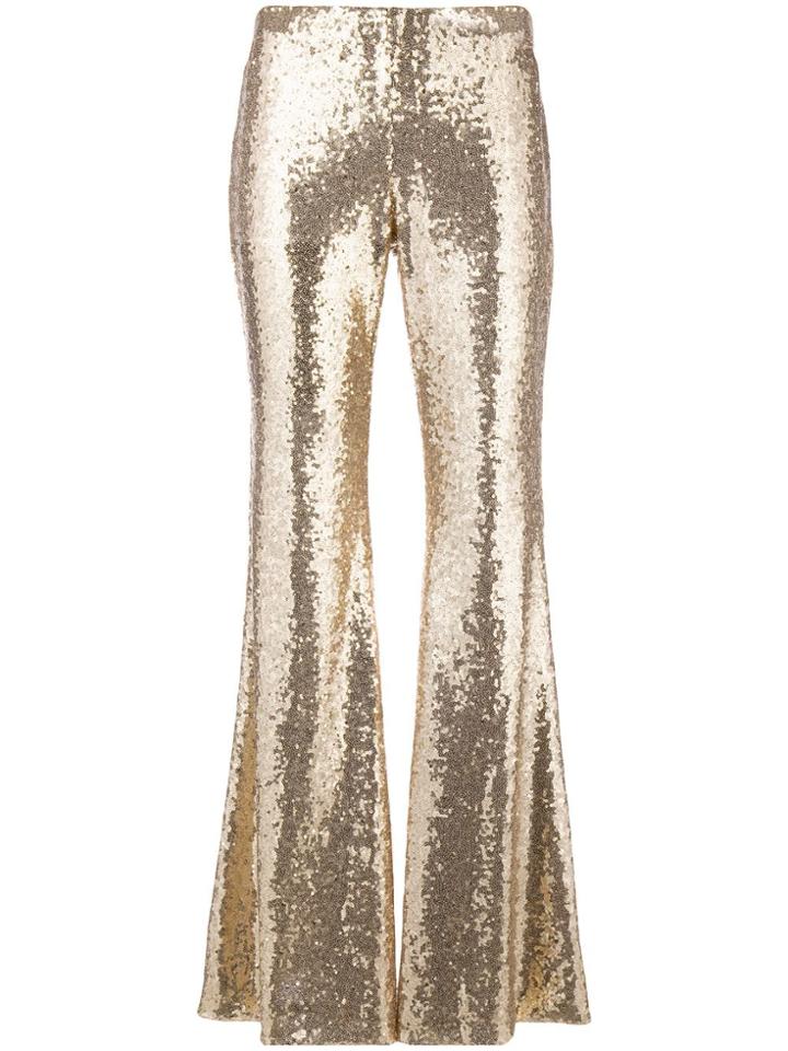 P.a.r.o.s.h. Sequin Embroidered Trousers - Metallic