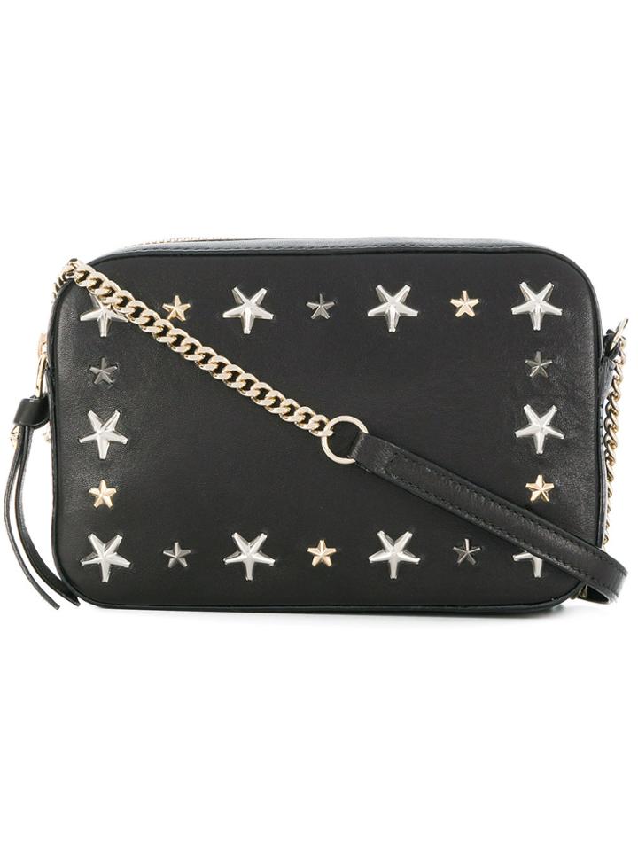 Jimmy Choo Star Studded Mini Camera Bag - Black