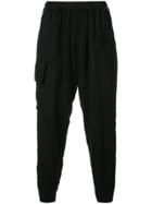 Yohji Yamamoto Wrinkle Finish Pants - Black