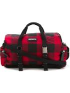 Dsquared2 Donald Weekender Bag, Red, Leather/polyester