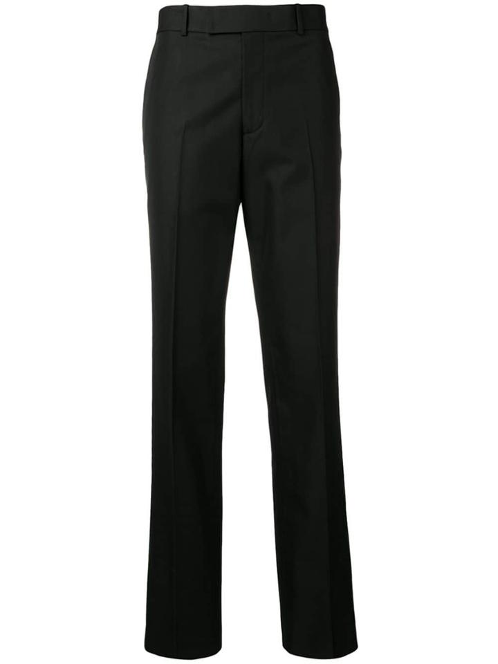 Helmut Lang Straight Leg Tailored Trousers - Black
