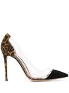 Gianvito Rossi Transparent Panel Pumps - Black