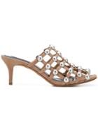Alexander Wang Sofia Clay Suede Sandal - Nude & Neutrals