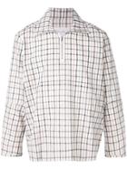 Camiel Fortgens Checked Half-zip Shirt - Blue