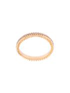 Eva Fehren Thin Embellished Ring - Metallic
