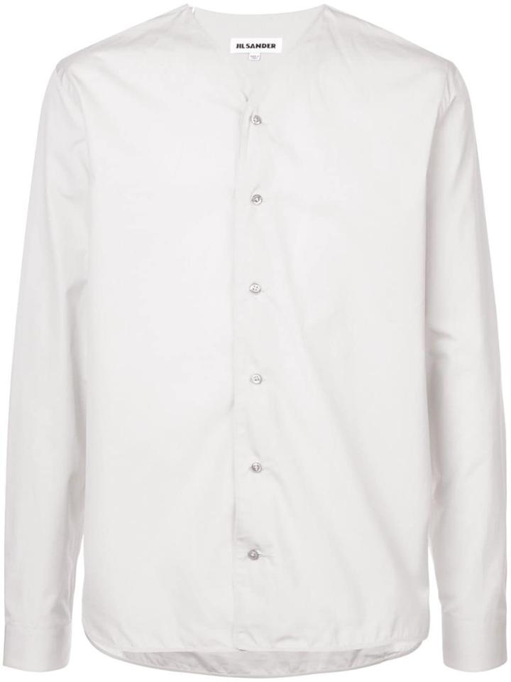 Jil Sander V-neck Shirt - Green