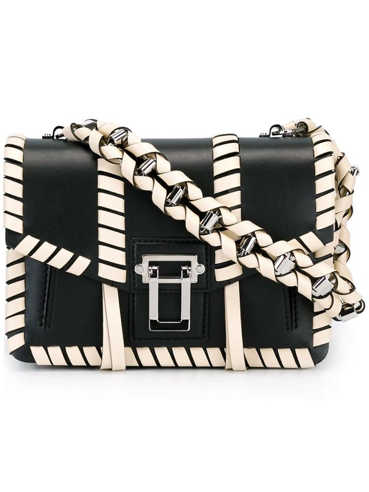 Proenza Schouler Hava Whipstitch Chain Shoulder Bag - Black