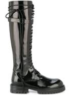 Ann Demeulemeester Knee Boots - Black