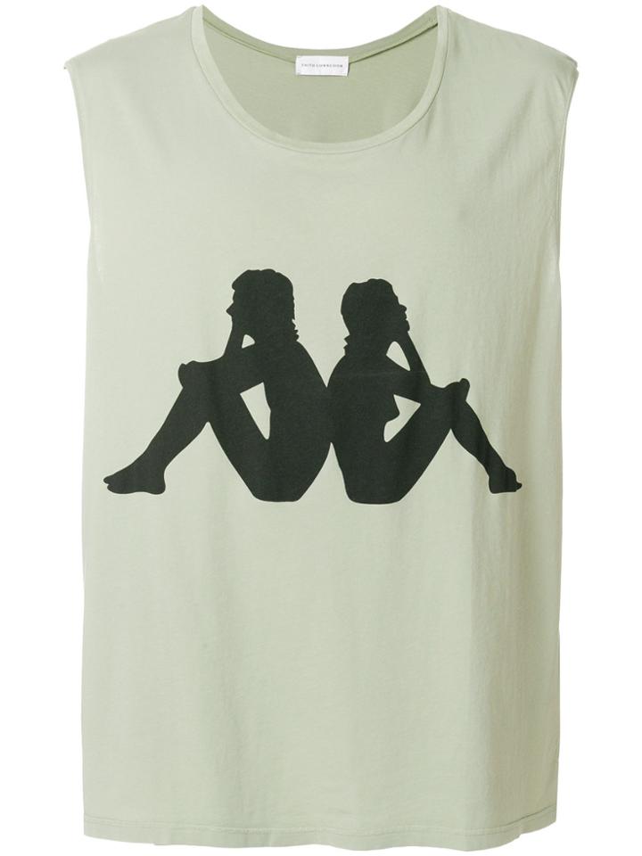 Faith Connexion Logo Print Tank Top - Green