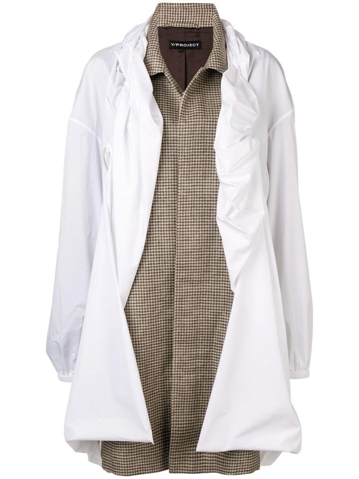 Y / Project Layered Long Coat - Neutrals