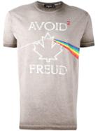 Dsquared2 'avoid Freud' T-shirt - Brown