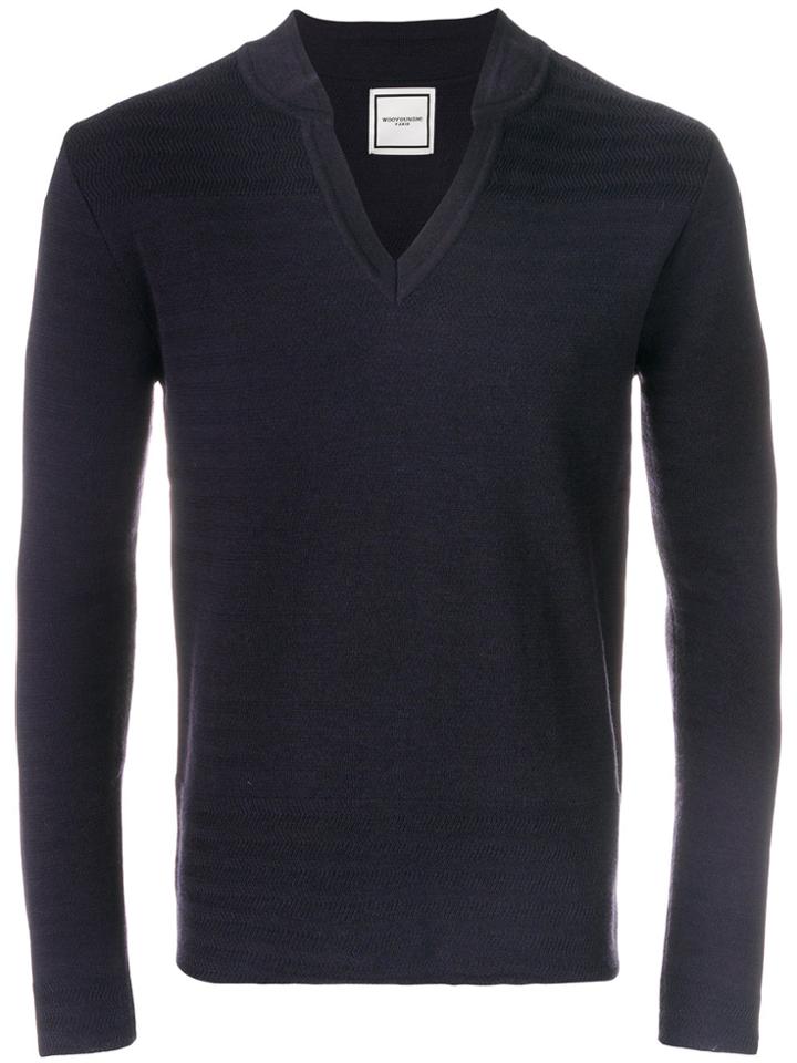 Wooyoungmi V-neck Jumper - Blue
