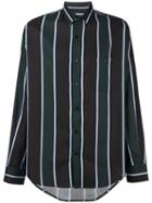 Ami Alexandre Mattiussi Large Classic Shirt, Men's, Size: 42, Black, Cotton/viscose