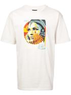 Obey Target Exceptions Print T-shirt - Nude & Neutrals