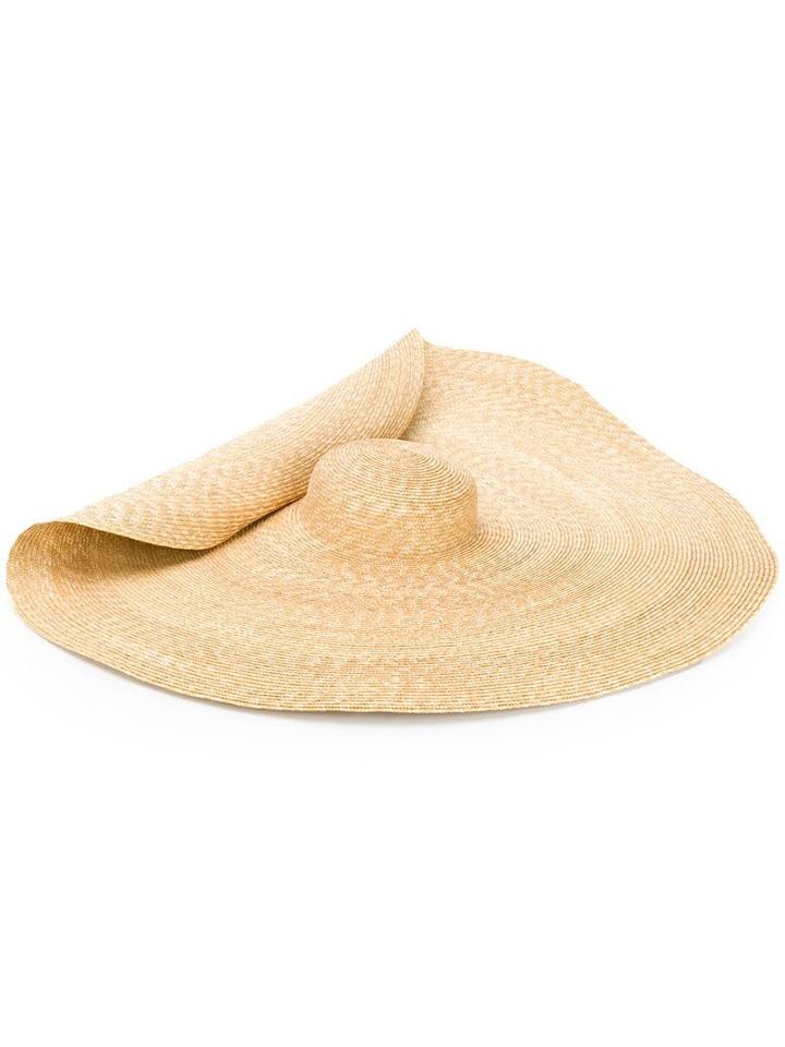 Jacquemus La Bomba Straw Hat - Neutrals